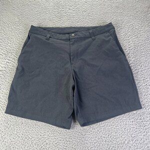 Lululemon Commission Shorts Mens 32 Gray 7" Inseam Ventlight Stretch Performance